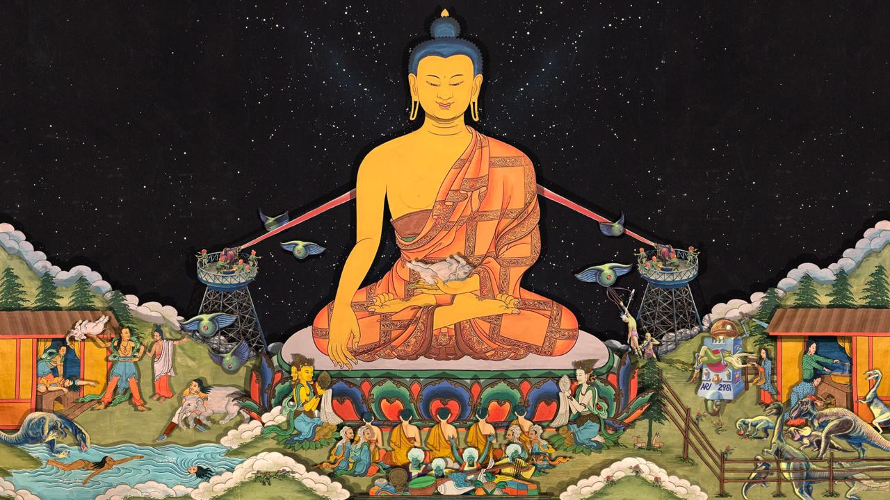 Offerings — Paper Buddha 8x10 print